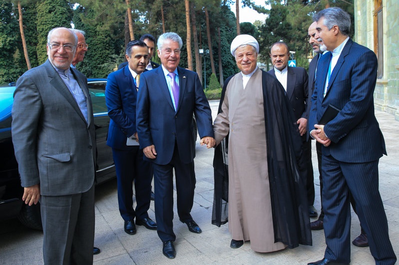 دیدار رییس جمهوری اتریش با رییس مجمع تشخیص مصلحت نظام