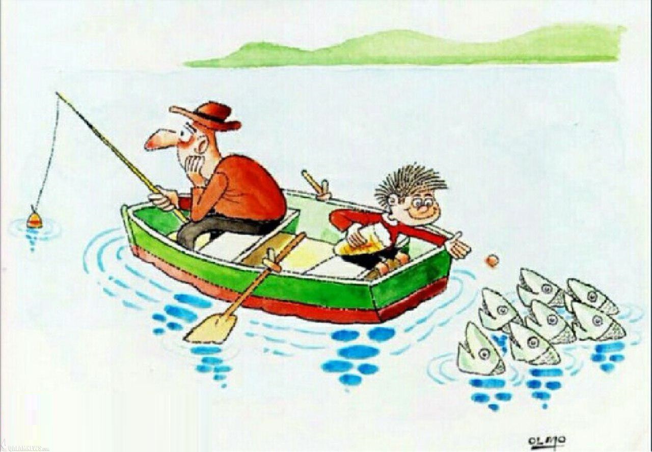 مهر و ماهی / کاریکاتور