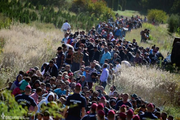 گرفتاری صدها تن از مهاجران پشت مرزهای یونان و مقدونیه