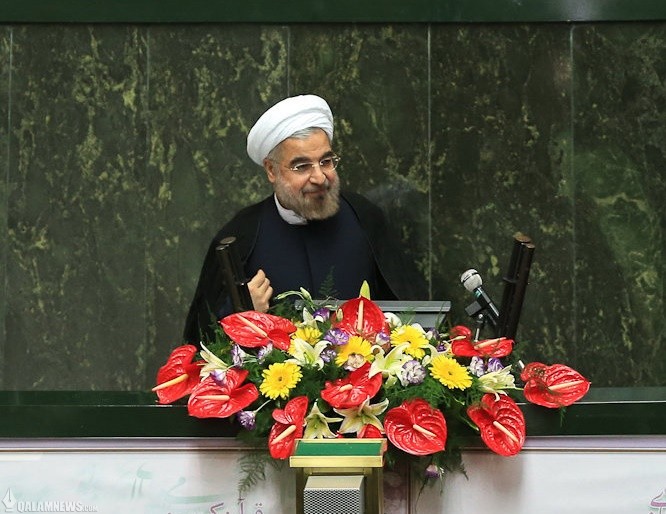 روحانی: در مذاکرات پروژه ایران هراسی را از بین بردیم. ملت ایران صلح دوست هستند