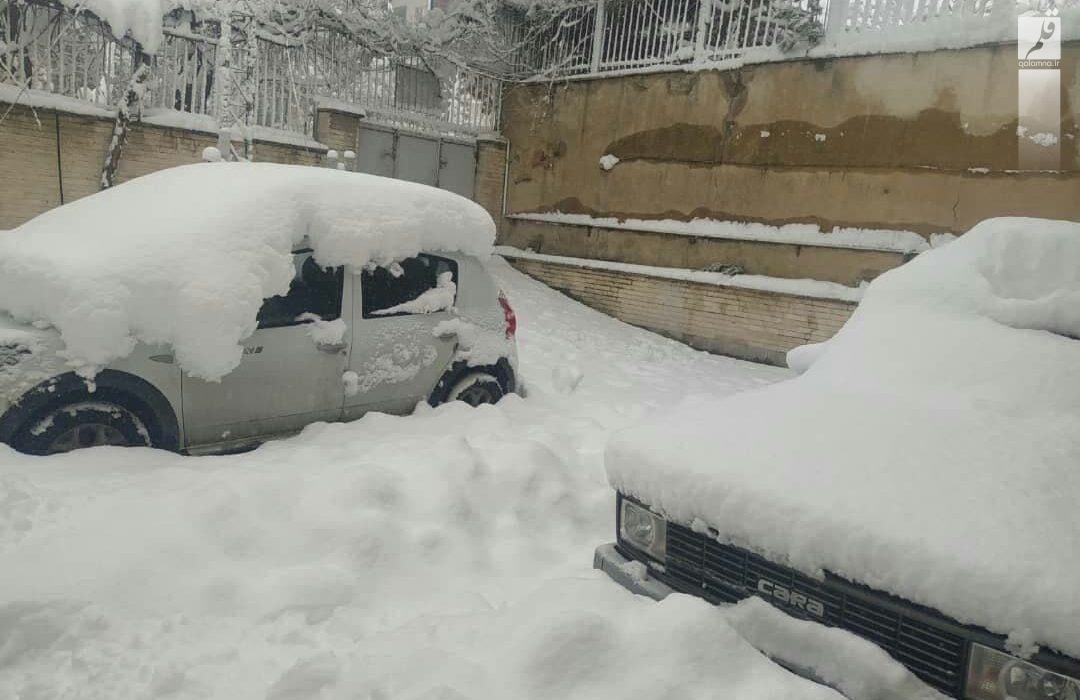 ارتفاع بارش برف در جوانرود به ۱۹ سانتی‌متر رسید