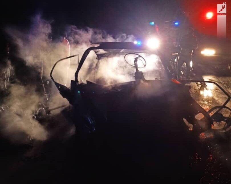 تصادف خودرو حامل سوخت قاچاق در جنوب کرمان با ۷ کشته و ۳ زخمی