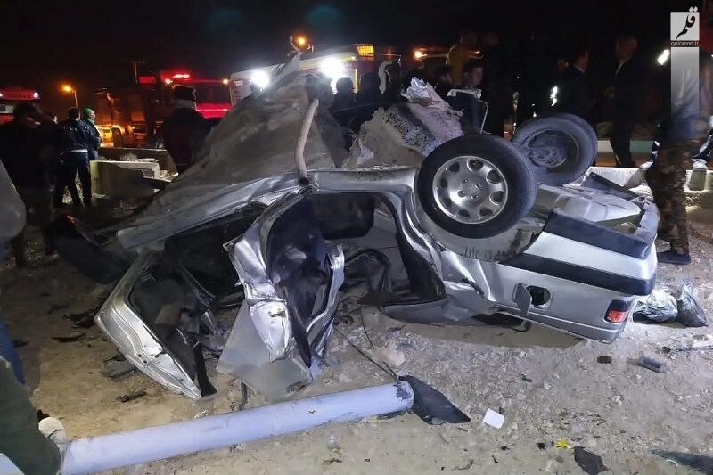 سه نفر در سانحه رانندگی در قم کشته شدند