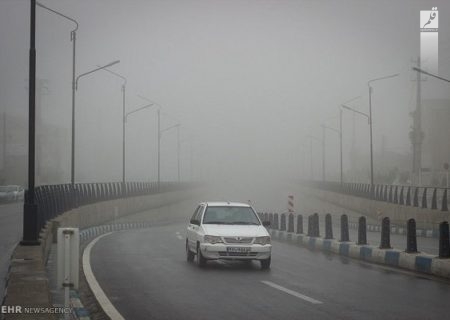 مه وضعیت۲ جاده استان خوزستان را نامناسب کرد