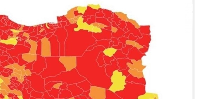 ۲۰ شهر استان خراسان رضوی در وضعیت قرمز کرونایی هستند