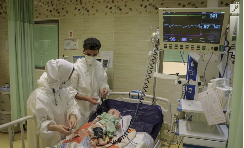 ظرفیت بخش کرونایی بیمارستان کودکان اهواز تکمیل است