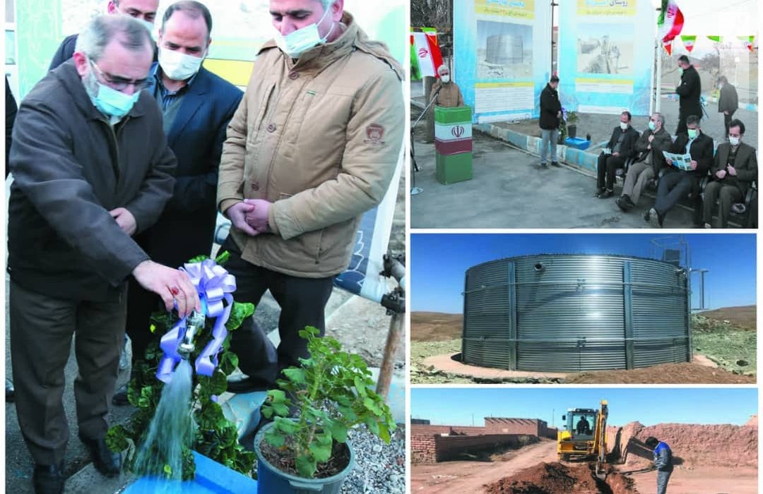 بهره برداری از دو پروژه آبرسانی در شهرستان آشتیان با حضور استاندار مرکزی