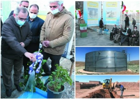 بهره برداری از دو پروژه آبرسانی در شهرستان آشتیان با حضور استاندار مرکزی