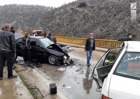 تصادف در جاده یاسوج اصفهان یک کشته و ۱۰مصدوم برجا گذاشت