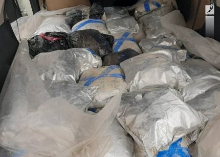 کشف بیش از ۶۵۰ کیلو گرم مواد مخدر در شهرستان پارسیان استان هرمزگان