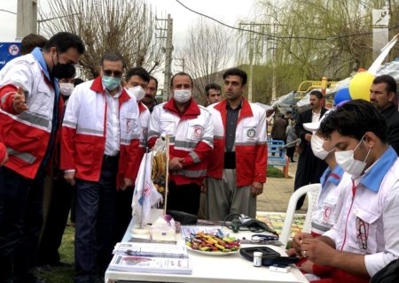 جمعیت هلال احمر کرمانشاه در خدمات‌رسانی به مسافران نوروزی خوش درخشیده است