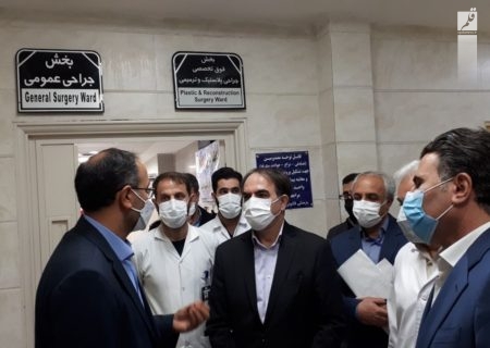 معاون وزیر بهداشت قول مساعد برای تجهیز پروژه‌های بیمارستان طالقانی کرمانشاه را داد