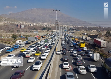ترددهای جاده‌ای ایام نوروز در کرمانشاه ۲۵ درصد افزایش یافت