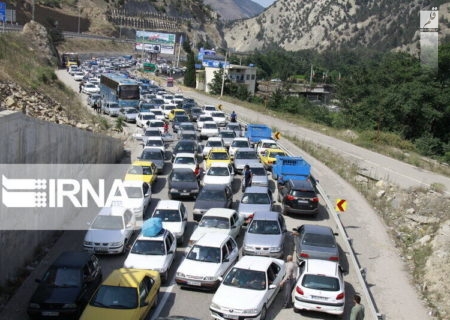 خروج مسافران از مازندران جاده کندوان را یک‌طرفه کرد