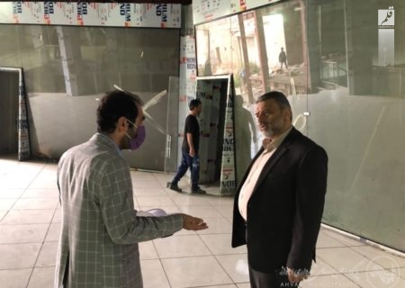بازدید شهردار اهواز از پارکینگ طبقاتی خیابان طالقانی