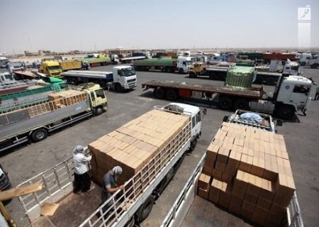 حمل و نقل بیش از ۶۰ هزار تن کالا از پایانه‌های مرزی خوزستان