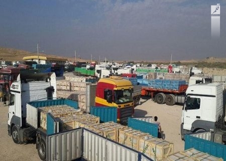 ترانشیپ بیش از ۲ میلیون تن در مرز‌های خوزستان