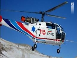 پرواز بالگرد اورژانس برای نجات جوان گرفتار در ارتفاعات چاتیز