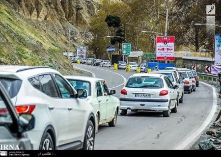 تردد خودروها در جاده کندوان برقرار شد