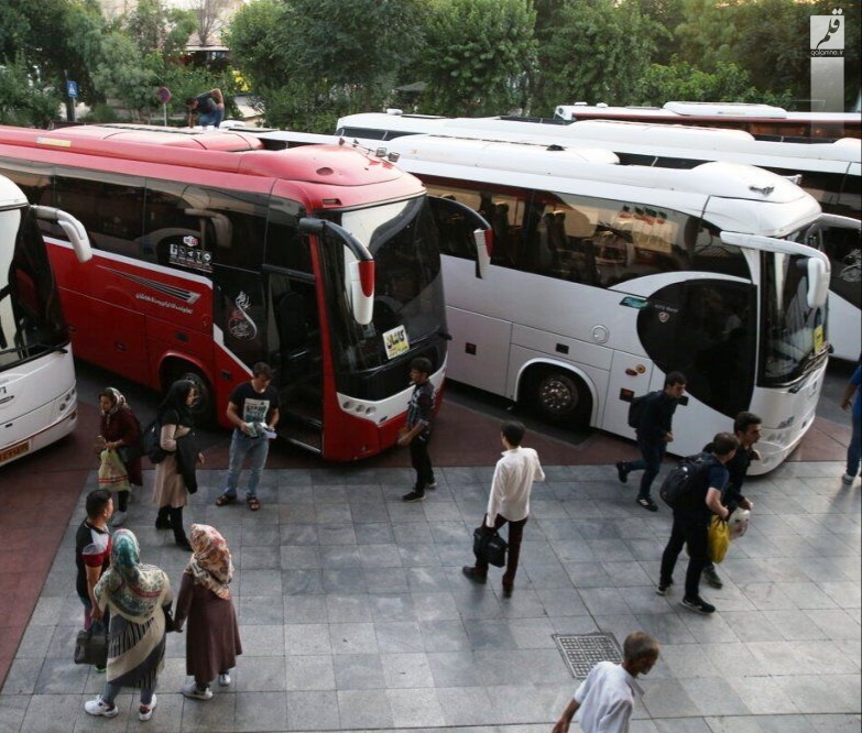 اتوبوس فوق العاده برای بازگشت مسافران از مشهد تامین شد