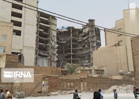 حادثه ریزش ساختمان در آبادان با یک کشته و هفت مصدوم