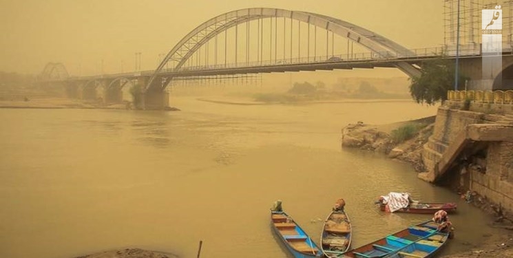 اخطاریه مدیریت بحران خوزستان نسبت به وقوع پدیده گرد و خاک