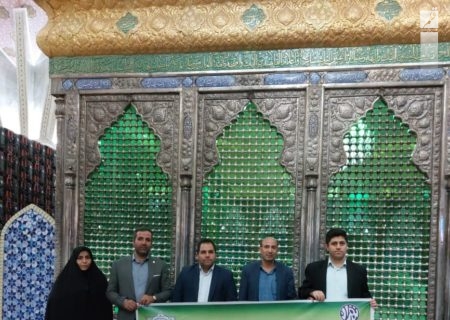مراسم تجدید میثاق اعضای کمیته چوگو با آرمان‌های امام خمینی(ره)