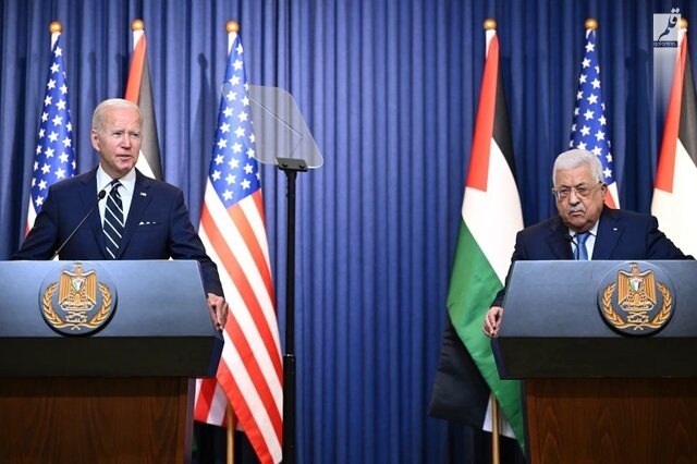 عباس: صلح با پایان اشغالگری اسرائیل آغاز می‌شود/بایدن: به راهکار “دوکشوری” پایبندیم