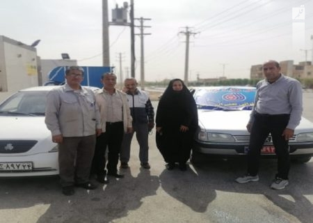 برپایی ایستگاه صلواتی تعمیر خودرو در خرمشهر