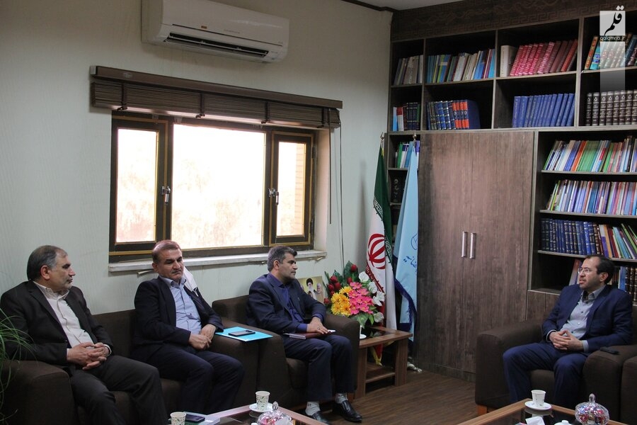 دیدار مدیر کل بهزیستی خوزستان با رئیس کل دادگستری استان