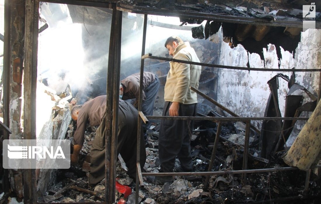 آتش‌سوزی کارگاه مبل در تهران مهار شد