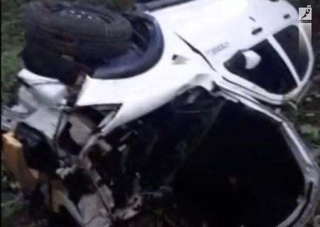 جزییات سقوط خودرو مسافران کیش به داخل دره در استان گلستان