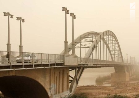 هشدار سطح زرد خیزش گرد وخاک در خوزستان