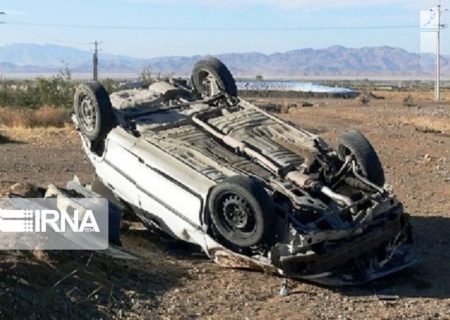 واژگونی خودروی حامل زایران حسینی در اندیمشک یک کشته و ۲ مصدوم بر جا گذاشت