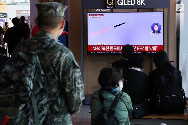 کره‌شمالی برای اولین بار به نزدیکی ساحل کره‌جنوبی موشک شلیک کرد