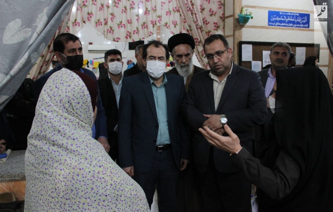 دیدار رئیس کل دادگستری خوزستان با مددجویان زندان سپیدار