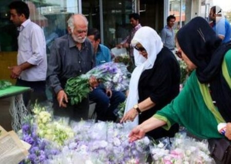 افزایش قیمت گل در آستانه روز زن