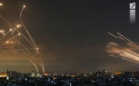 حمله راکتی مقاومت به شهرک‌های صهیونیستی مجاور غزه در پاسخ به تجاوز تل‌آویو