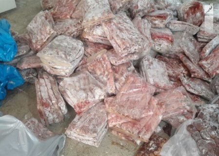 ۷۰ تن مرغ منجمد قاچاق در خرمشهر توقیف شد