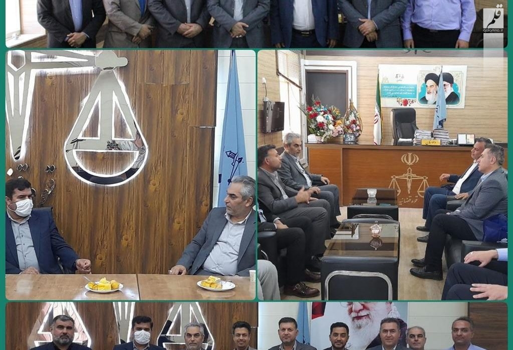 دیدار مدیرعامل شرکت نفت و گاز اروندان با رئیس دادگستری و دادستان شهرستان خرمشهر