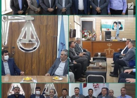 دیدار مدیرعامل شرکت نفت و گاز اروندان با رئیس دادگستری و دادستان شهرستان خرمشهر