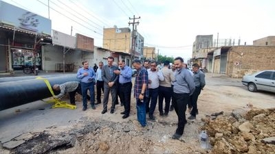 بازدید مدیرعامل سازمان آب و برق خوزستان از پروژه هاب شهرستان های دزفول،شوشتر و اندیمشک