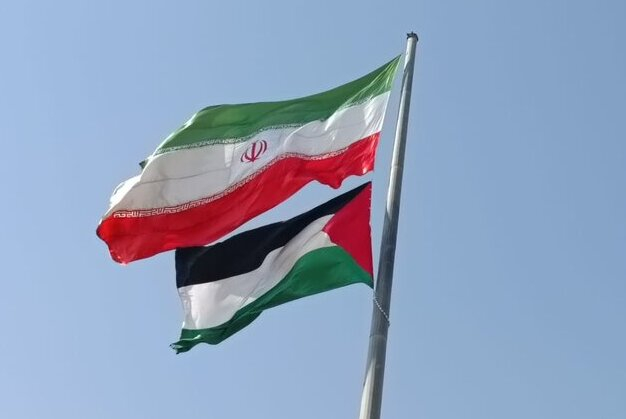برافراشته شدن پرچم ایران بر دیوار مسجدالاقصی