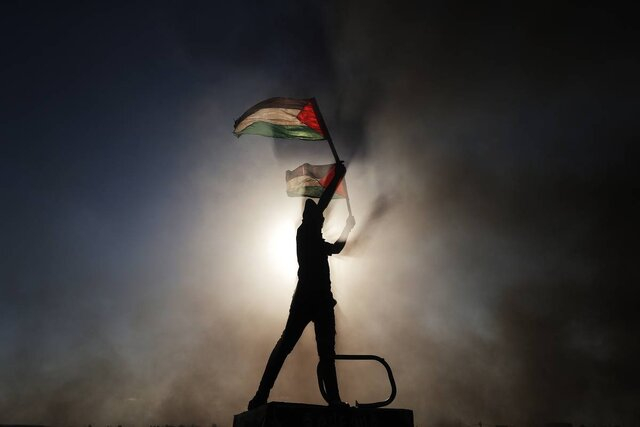 حمایت اکثریت فلسطینیان از عملیات طوفان الاقصی