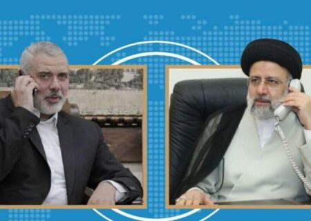 گفتگوی رئیسی با رئیس دفتر سیاسی حماس