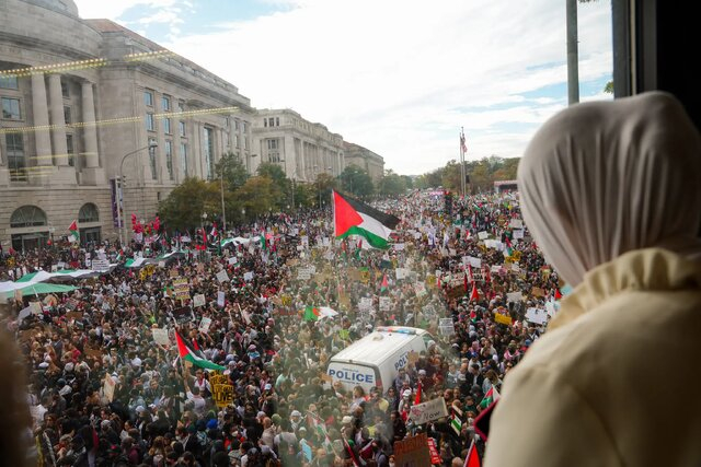 اقدام دانشجویان آمریکایی متاثر از نظریه ایستادگی و مقاومت فلسطین است